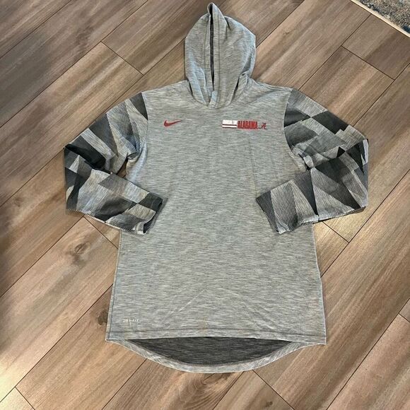 Nike Alabama Grey Athletic Shirt Hoodie‎ Men Medium - Picture 1 of 6